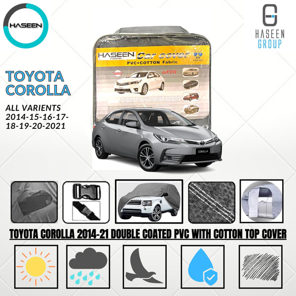 TOYOTA COROLLA 2014-PRESENT DOUBLE COAT PVC WITH COTTON CAR COVER 1 img 11 234