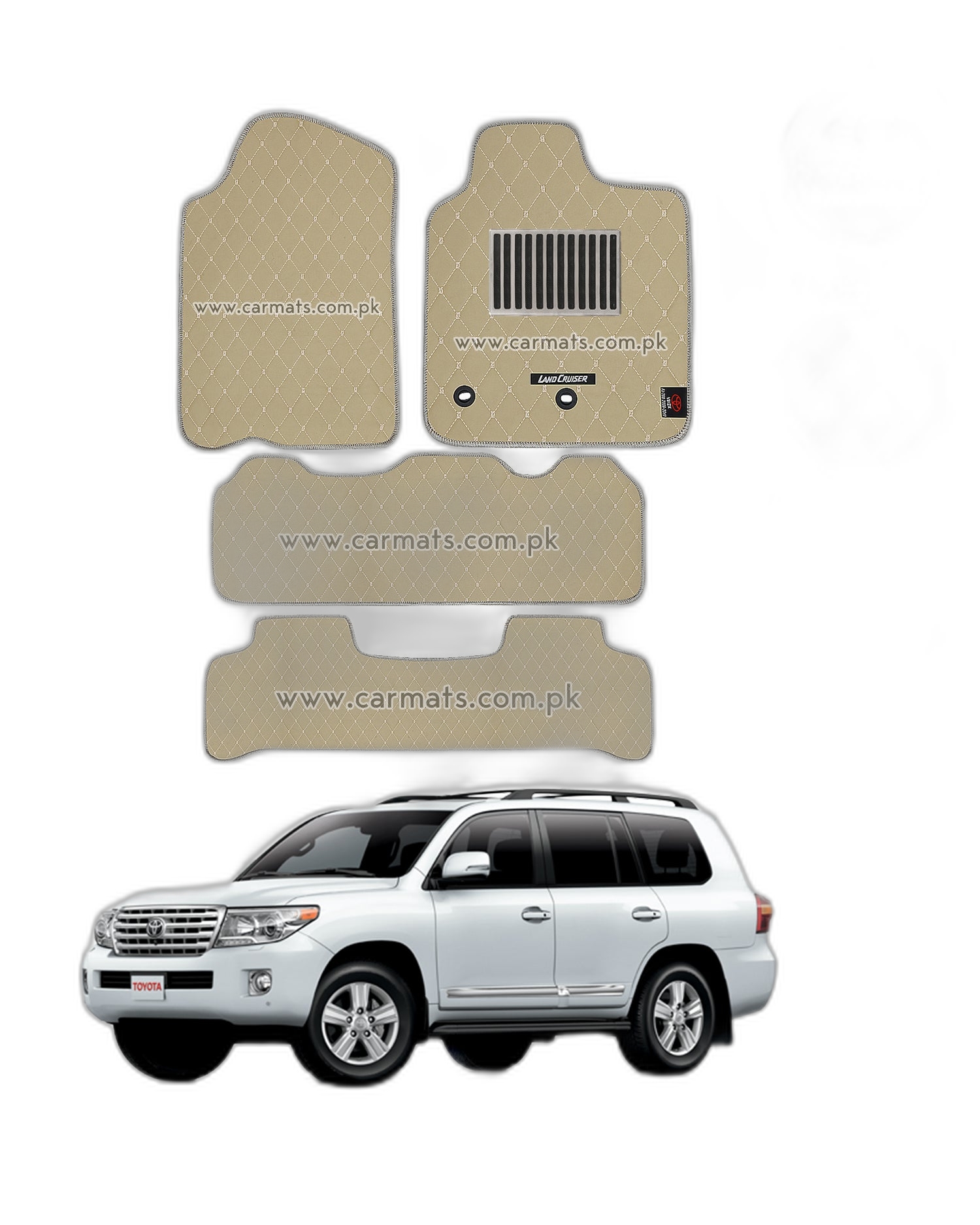 TOYOTA LAND CRUISER 2008-2017 7D LUXURY CAR FLOOR MAT 3 img 11 28