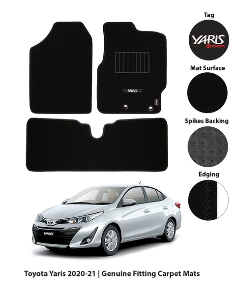 TOYOTA YARIS 2021-PRESENT EXECUTIVE CARPET CAR FLOOR MAT 1 img 12 52