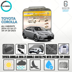 TOYOTA COROLLA 2014-PRESENT DOUBLE COAT PVC WITH COTTON CAR COVER 6 img 14 130