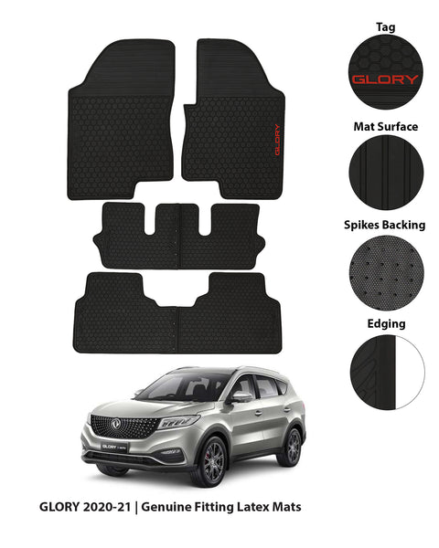 PRINCE DFSK GLORY 580 2020-PRESENT LATEX RUBBER CAR FLOOR MAT 1 img 14 24