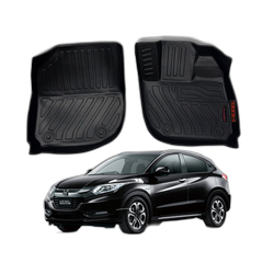 HONDA VEZEL 2014-2024 NEW STYLE LUXURY 9D TPE PLASTIC FLOOR MAT 5 img 14 52