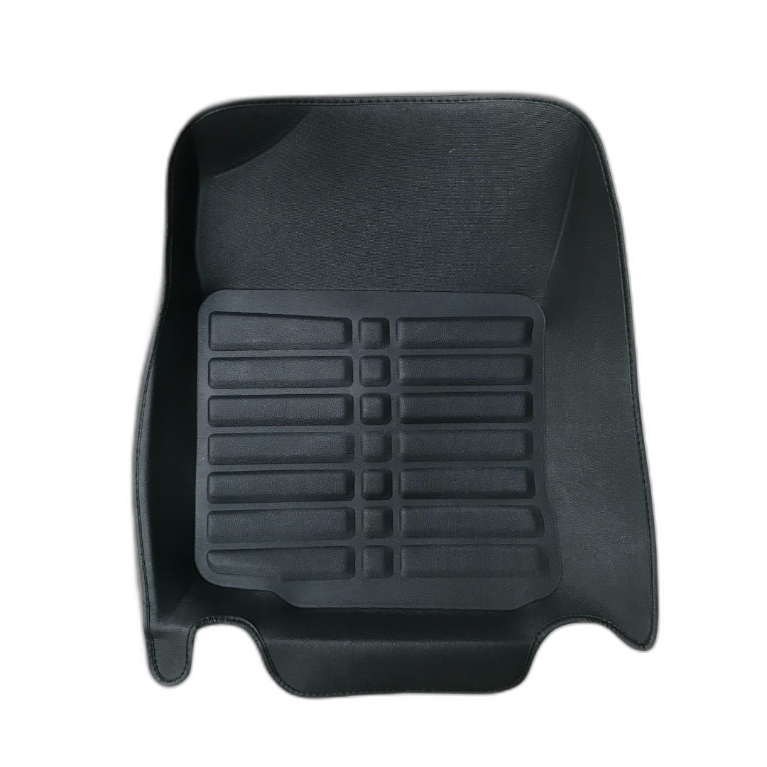 Toyota Corolla 5D With Plastic Pad Custom Floor Mat-2014-2025- 3 Pcs Black 7 img 15 17