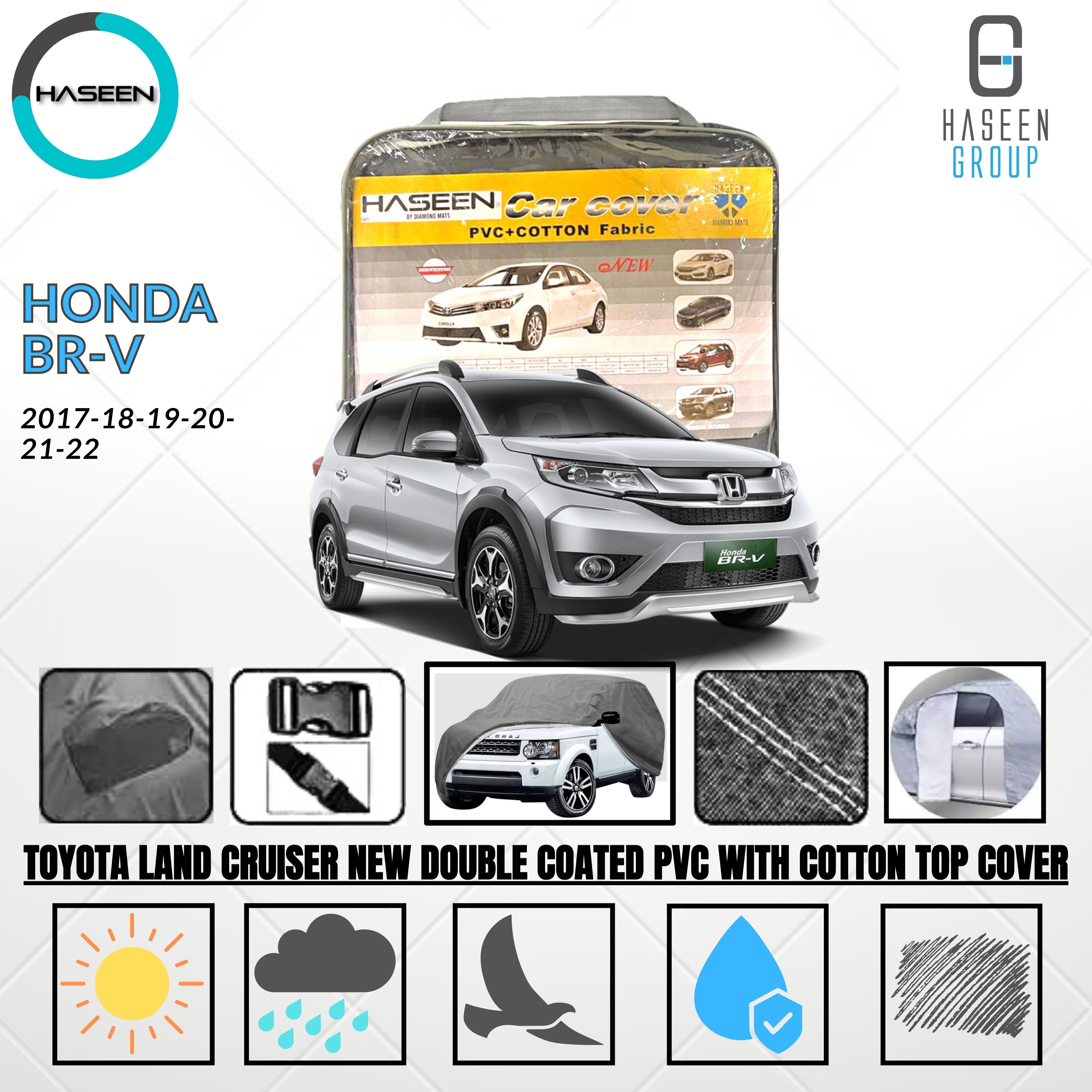 HONDA BRV 2014-PRESENT DOUBLE COAT PVC WITH COTTON CAR COVER 7 img 16 62