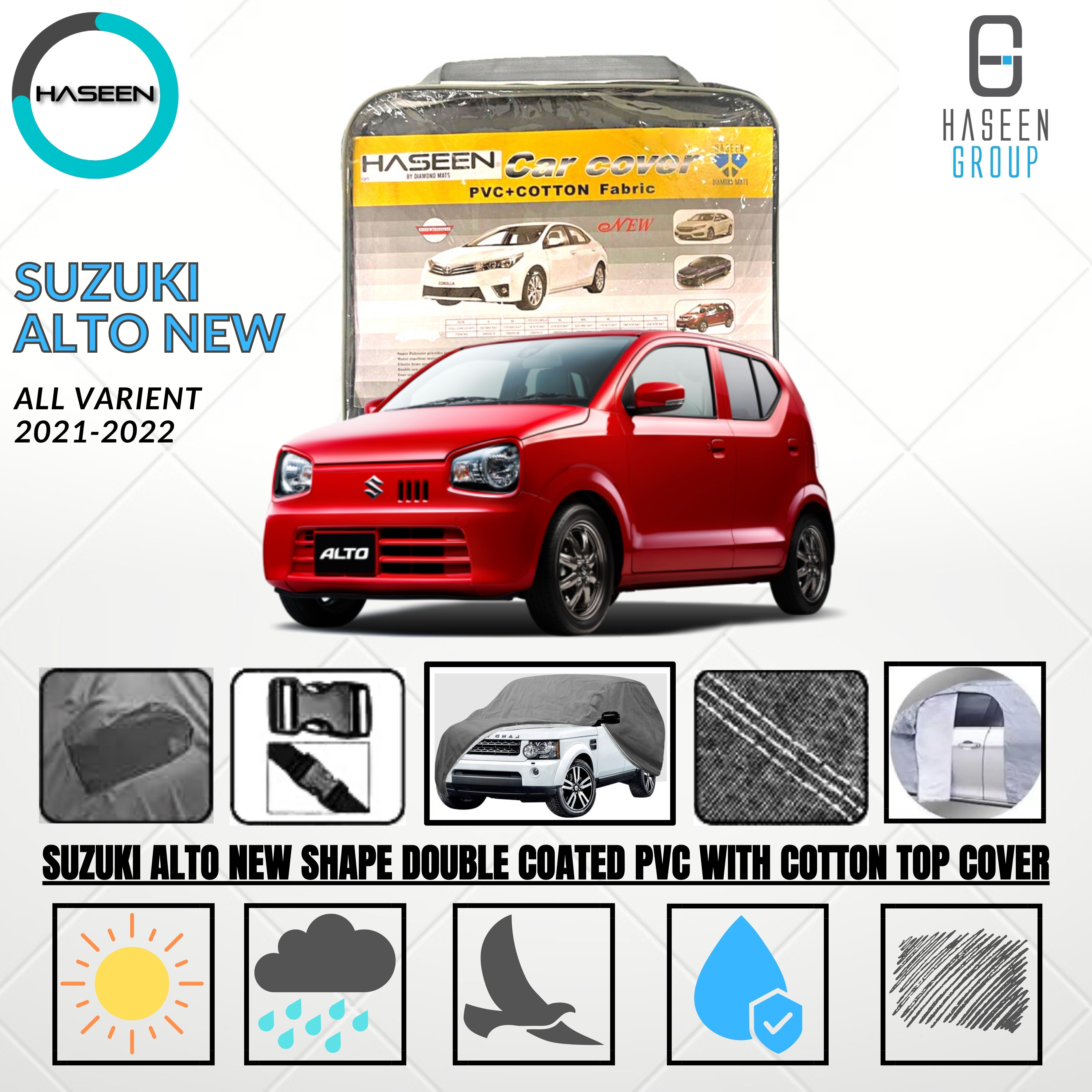 SUZUKI ALTO 2019-PRESENT DOUBLE COAT PVC WITH COTTON CAR COVER 6 img 16 90