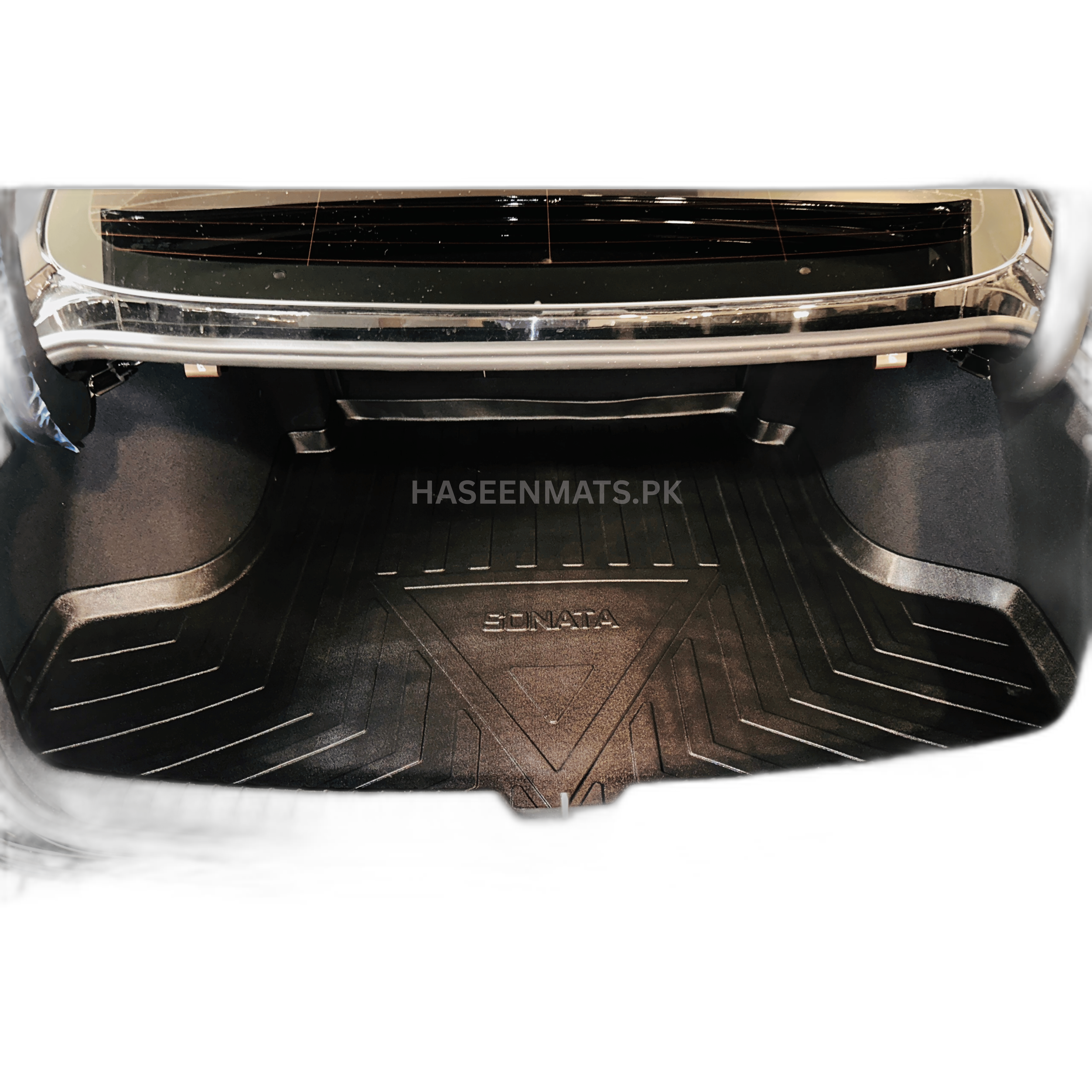 HYUNDAI SONATA 2021-2024 TPE PLASTIC CAR TRUNK MAT 8 img 2 123