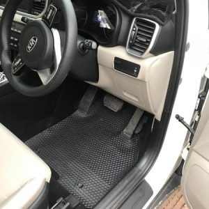 honeycomb-customizable-rubber-pvc-roll-diamond-universal-series-car-floor-mat-black