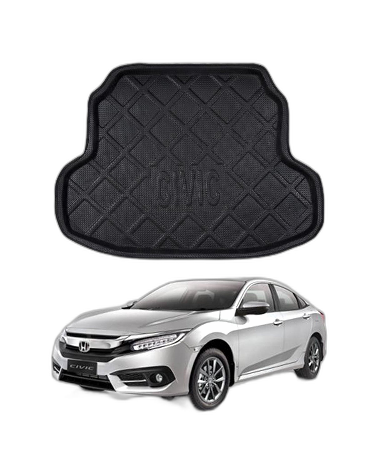 HONDA CIVIC X 2016-2021 CAR EVA TRUNK MAT 2 img 2 164
