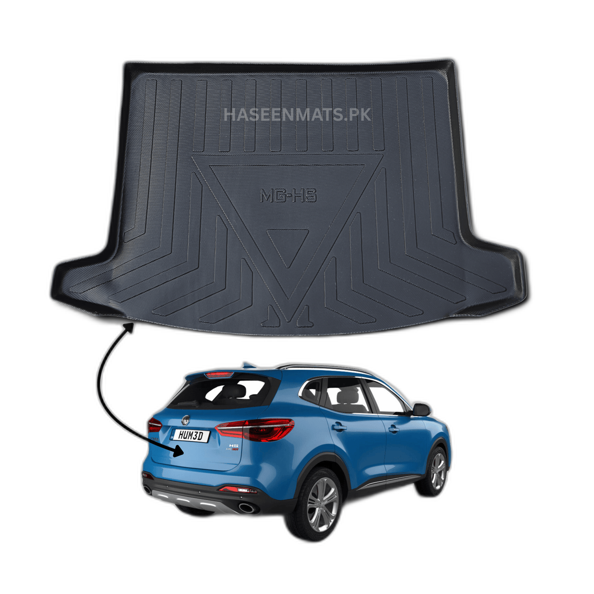 MG HS 2021-2024 TPE PLASTIC CAR TRUNK MAT 10 img 5 90