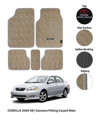 TOYOTA COROLLA 2002-2008 CAR FLOOR MAT 12 img 6 110