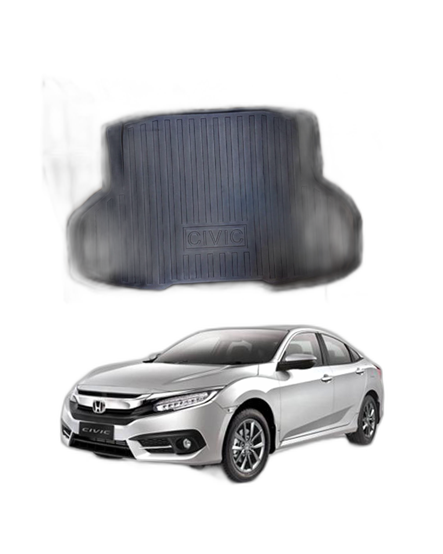 HONDA CIVIC X 2016-2021 CAR TRUNK PLASTIC MAT 3 img 6 140