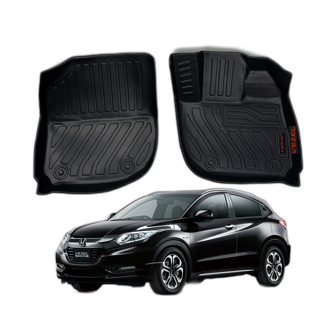 HONDA VEZEL 2014-2024 NEW STYLE LUXURY 9D TPE PLASTIC FLOOR MAT 10 img 7 129