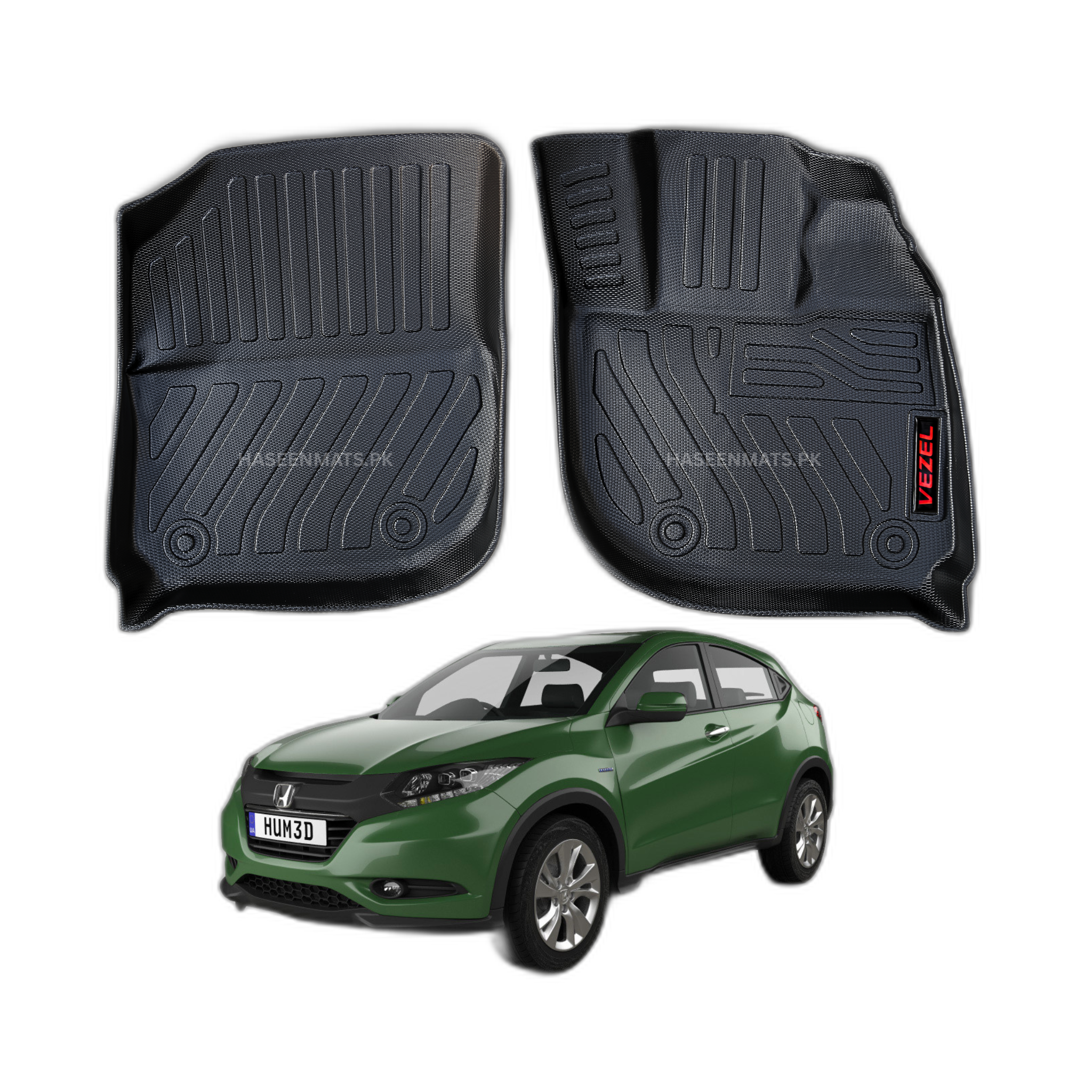 HONDA VEZEL 9D TPE PLASTIC HEAVY DUTY CAR FLOOR MAT 14 img 9 128