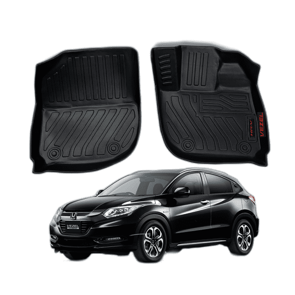 HONDA VEZEL 2014-2024 NEW STYLE LUXURY 9D TPE PLASTIC FLOOR MAT 1 img 11 78