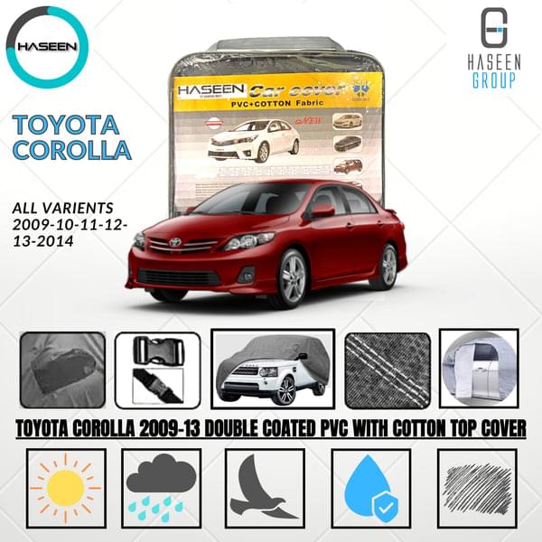 TOYOTA COROLLA 2009-2013 DOUBLE COAT PVC WITH COTTON CAR COVER 1 img 4 176